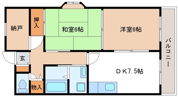 メゾンドールの物件間取画像